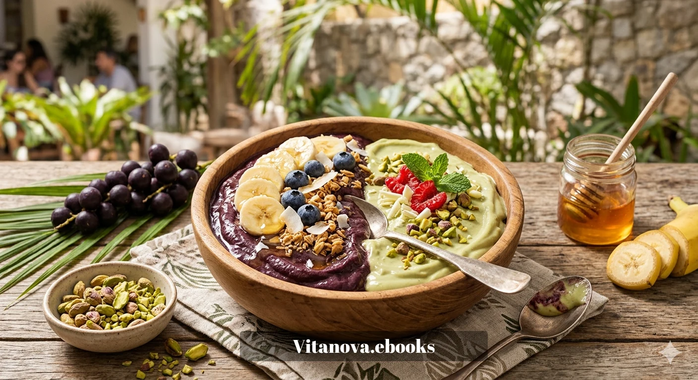 Recetas de açaí y pistachos